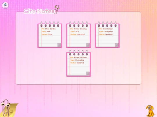blog/site-notes screenshot