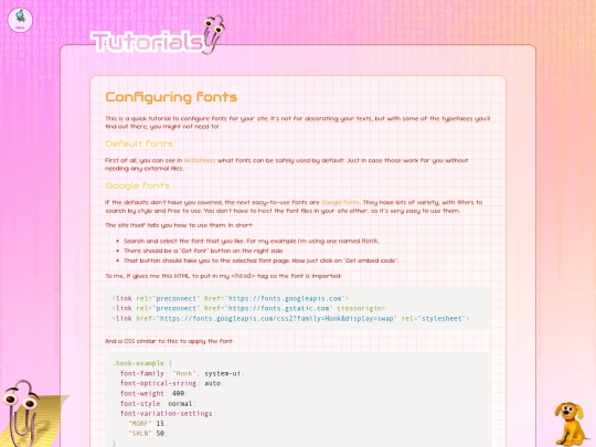 blog/tutorials/site/configuring-fonts screenshot