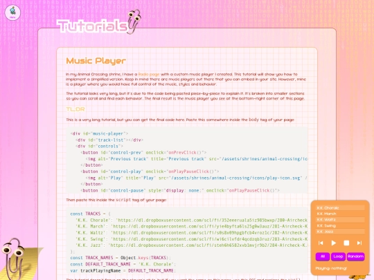 blog/tutorials/site/music-player screenshot