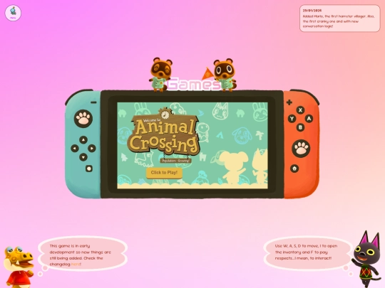 games/animal-crossing screenshot