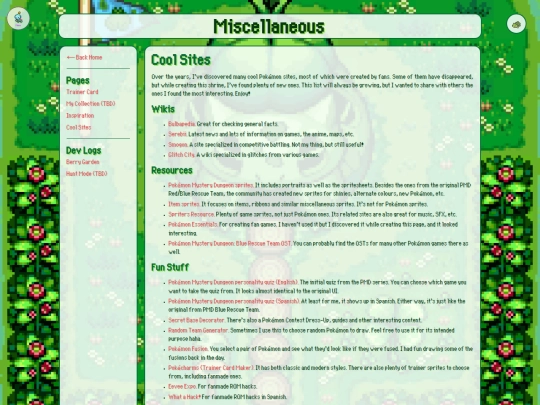 shrines/monster-catching/pokemon/misc/cool-sites screenshot