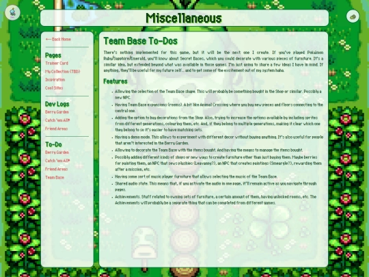 shrines/monster-catching/pokemon/misc/to-do/team-base screenshot