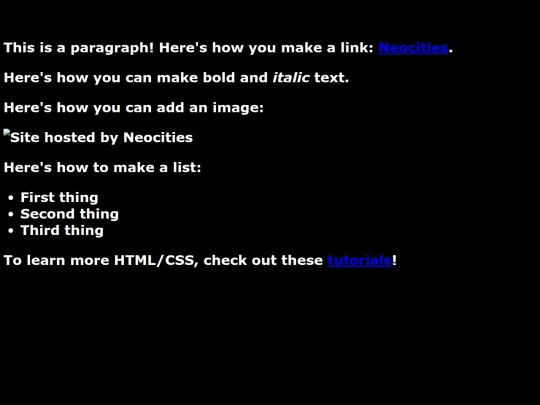 index screenshot