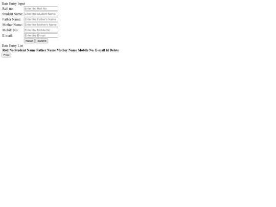 index screenshot