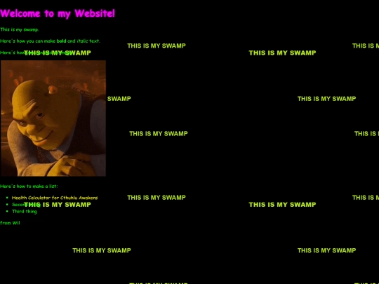 index screenshot