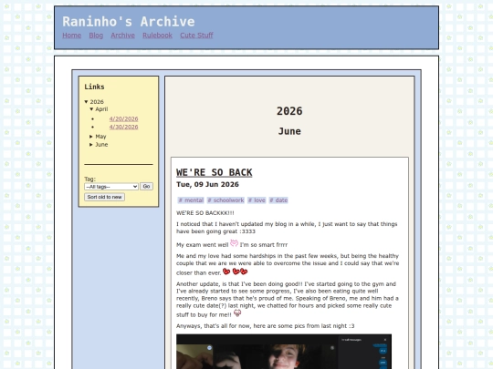 blog screenshot