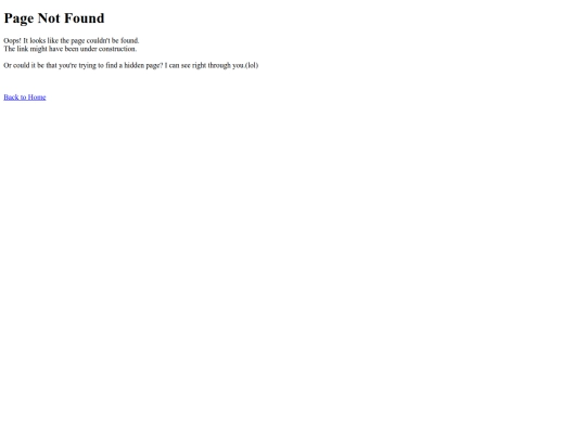 not_found screenshot