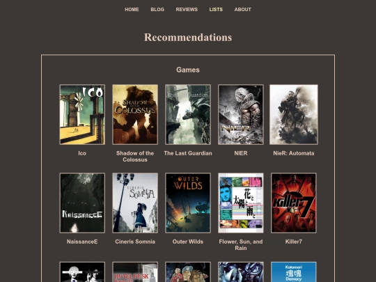 lists screenshot