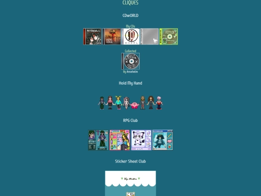 collection/cliques screenshot