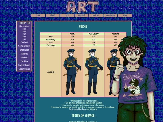 commissions screenshot