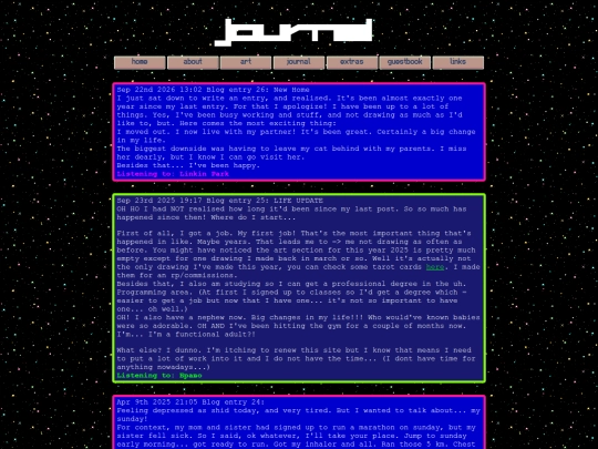 journal screenshot