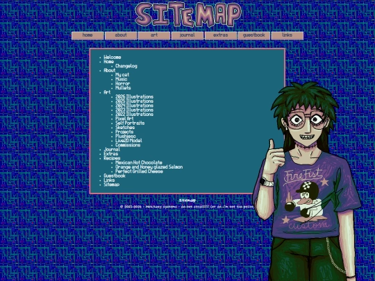 sitemap screenshot