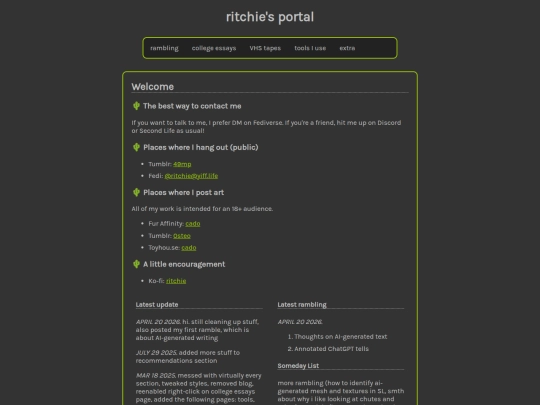index screenshot