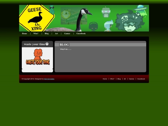 site/blog screenshot