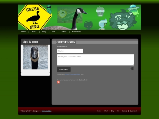 site/guestbook screenshot
