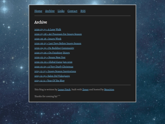 archive screenshot