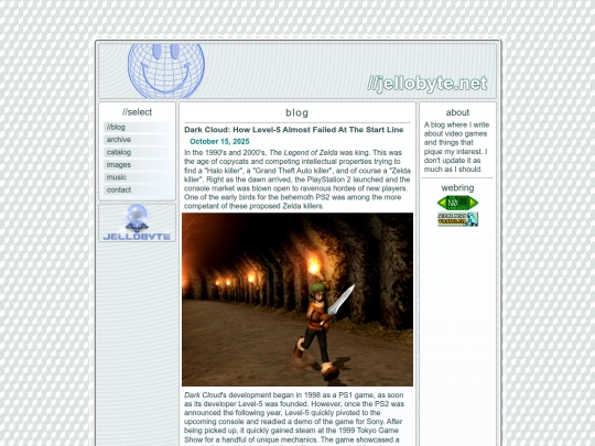 blog screenshot