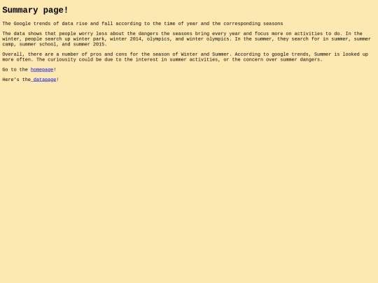 summaryStart screenshot