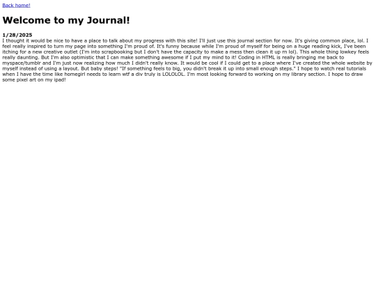 journal screenshot