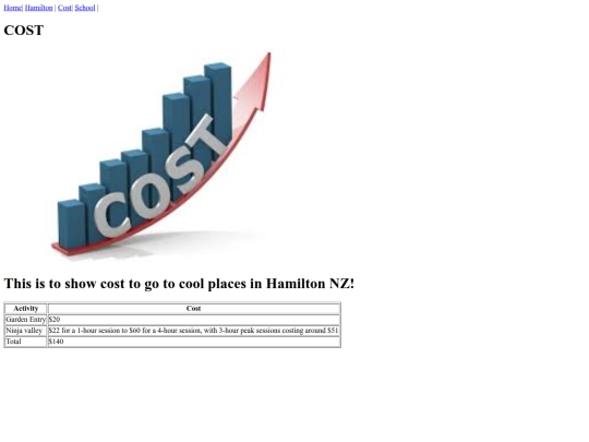cost screenshot