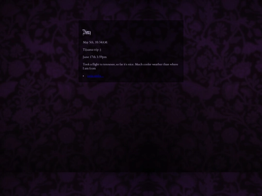 diary screenshot