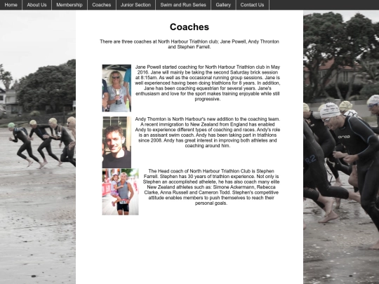 index/coaches screenshot