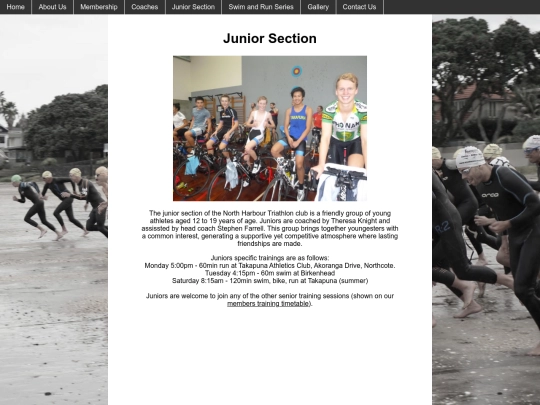 index/juniorsection screenshot
