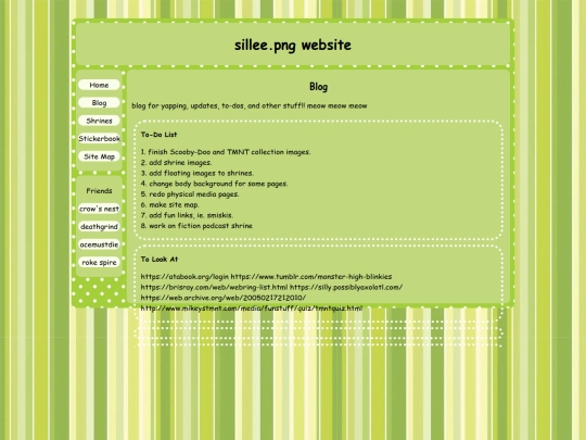 blog screenshot