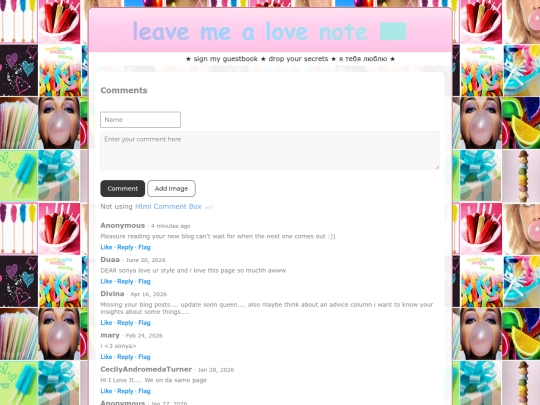 comment screenshot