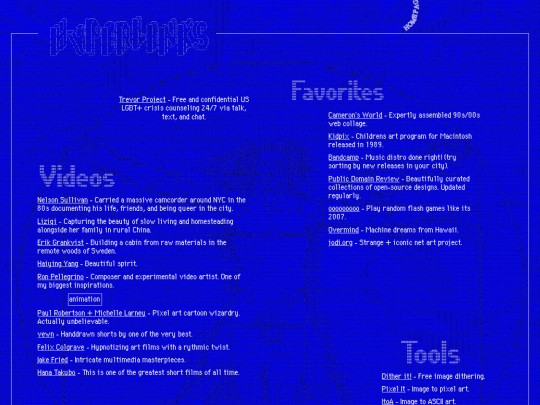 hyperlinks screenshot