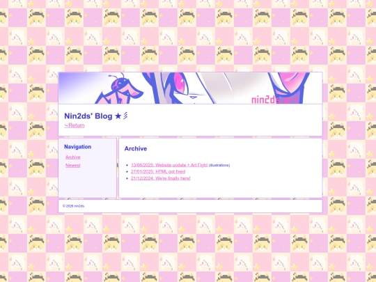 blog/archive screenshot