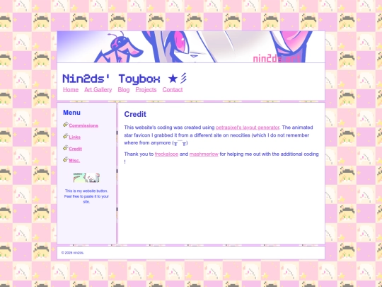 credit screenshot