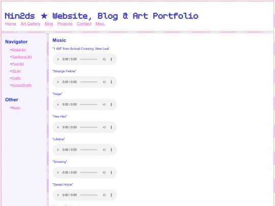 gallery/music screenshot