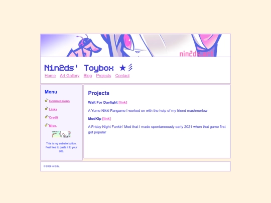 projects screenshot