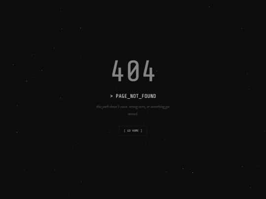 not_found screenshot