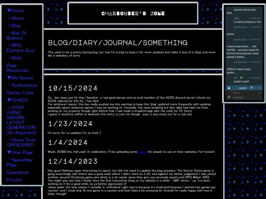blog screenshot