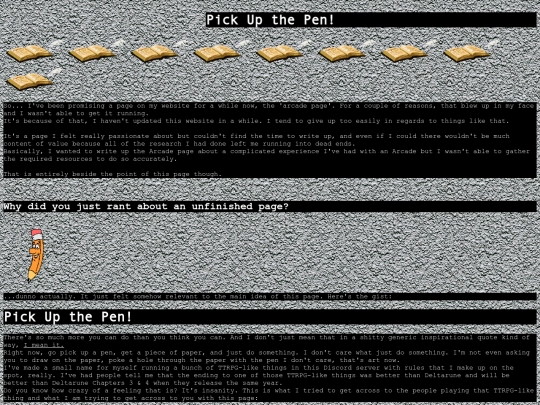 chaos/pickupthepen screenshot