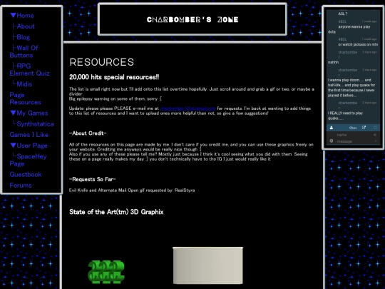 resources screenshot