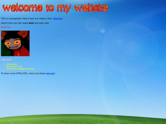 index screenshot