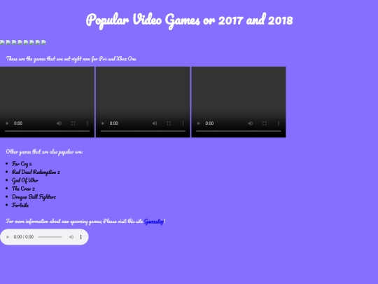 PopularVideoGames screenshot