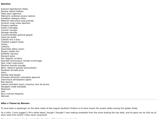 index screenshot