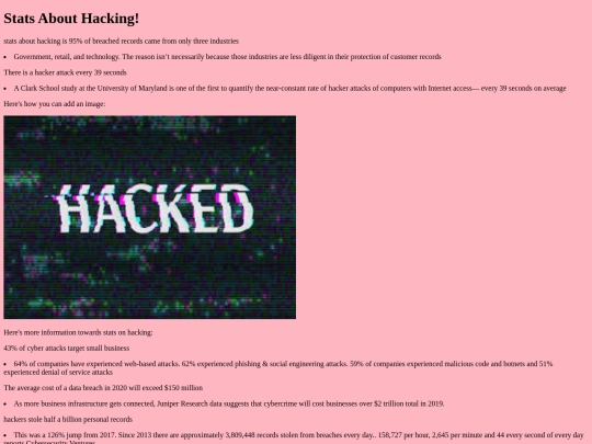 hackingstats screenshot