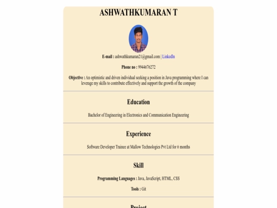 index screenshot