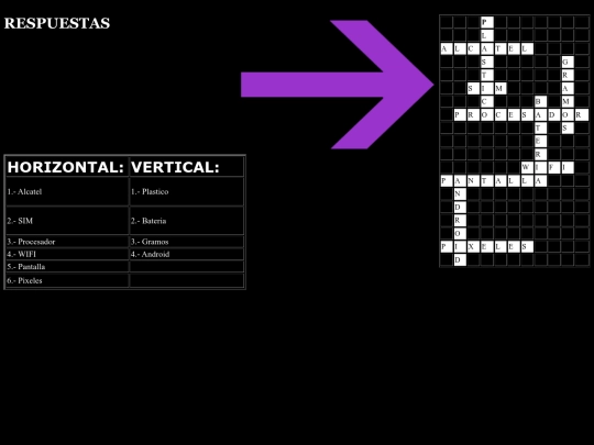 RespuestaCrucigrama screenshot