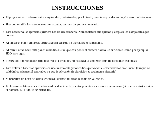 pag/instrucciones screenshot