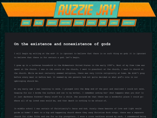 writing/ongod screenshot