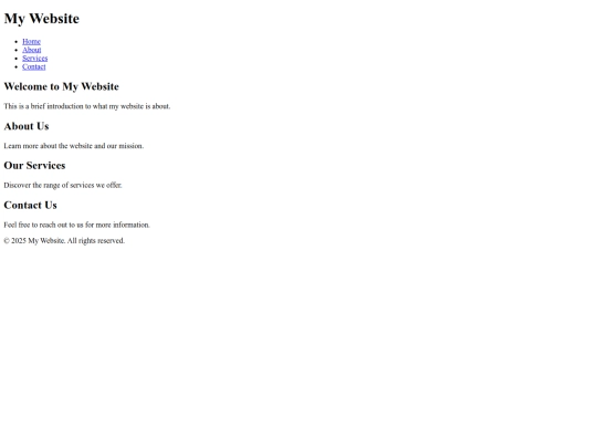 index screenshot