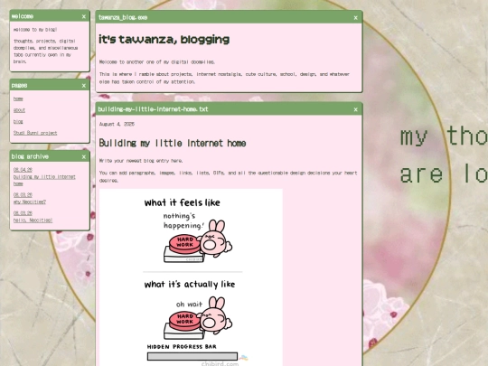 blog screenshot
