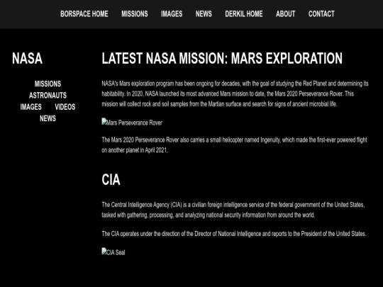 index screenshot
