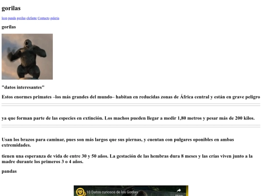 animales/gorilas screenshot